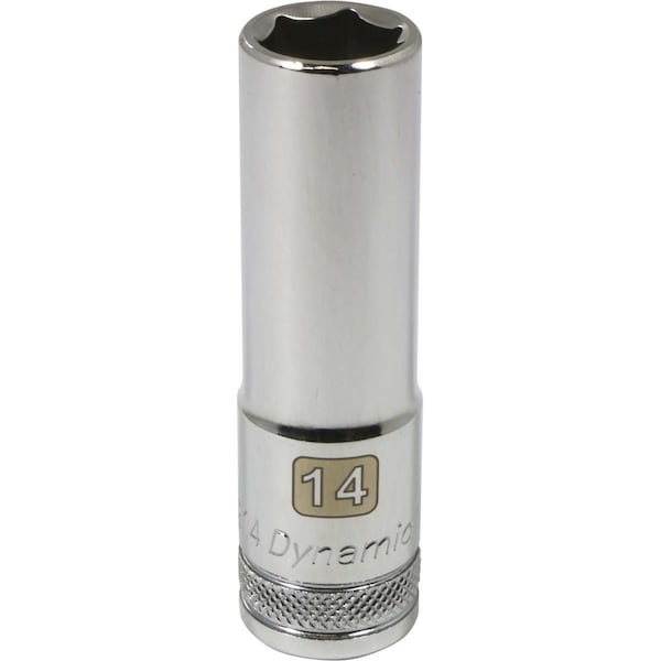 1/2" Drive, 14mm Metric Socket, 6 Points